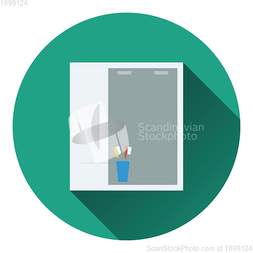 Image of Bathroom mirror icon