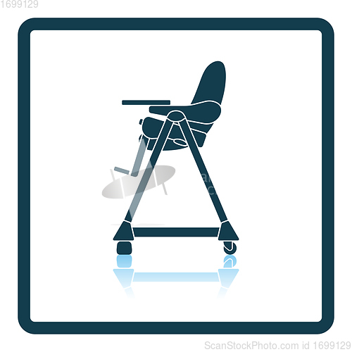 Image of Baby high chair icon