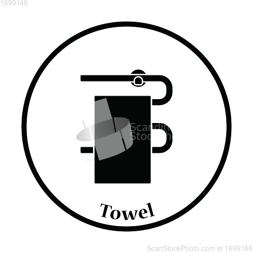 Image of Heated towel rail icon