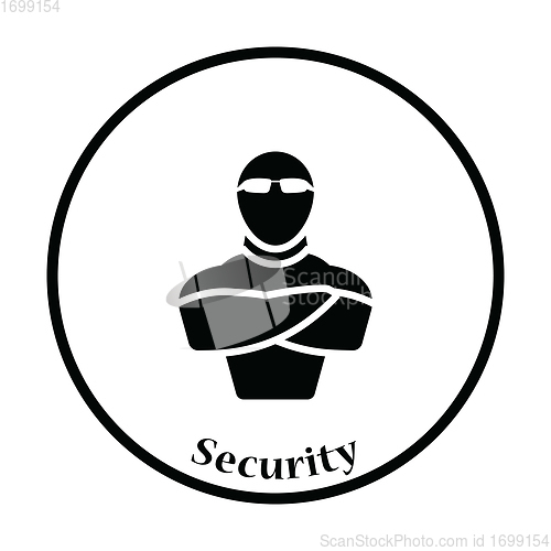 Image of Night club security icon