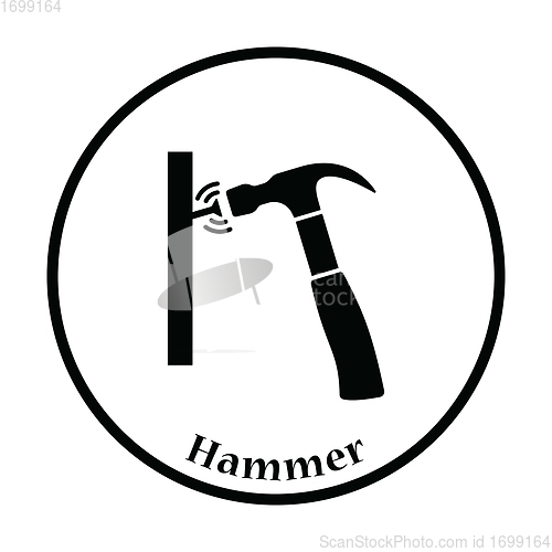 Image of Icon of hammer beat to nail
