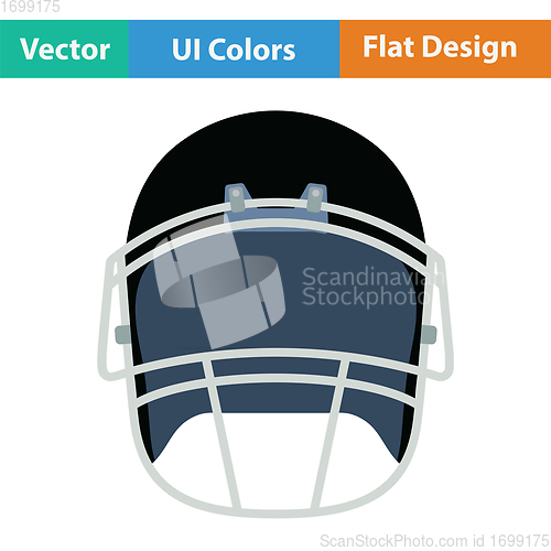 Image of American football helmet icon