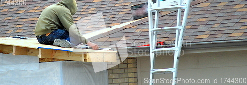 Image of Roof tiles replacement.