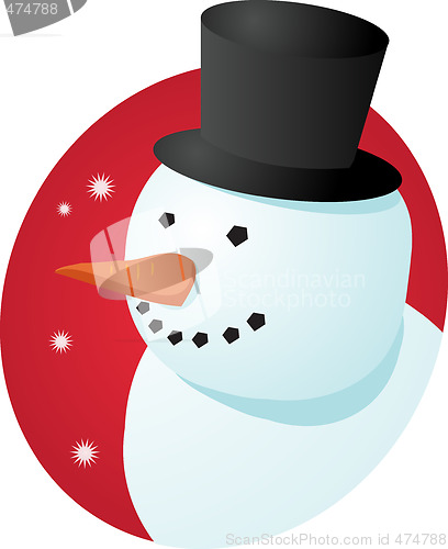 Image of Smiling snowman