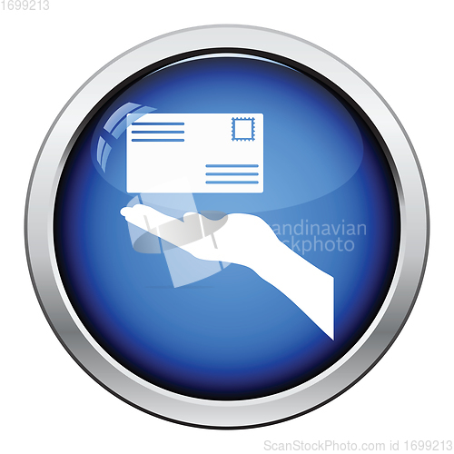 Image of Hand holding letter icon