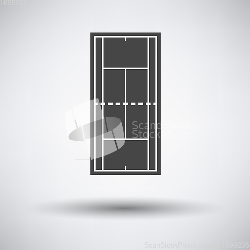 Image of Tennis field mark icon