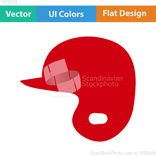 Image of Baseball helmet icon