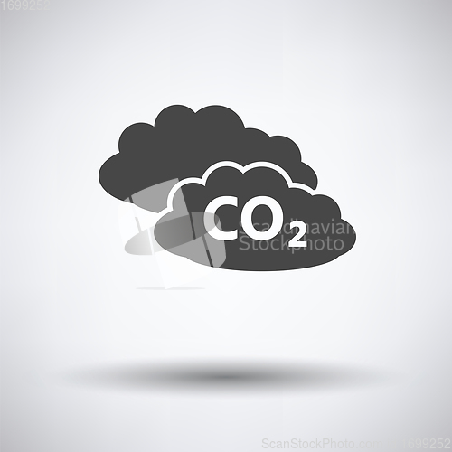 Image of CO 2 cloud icon