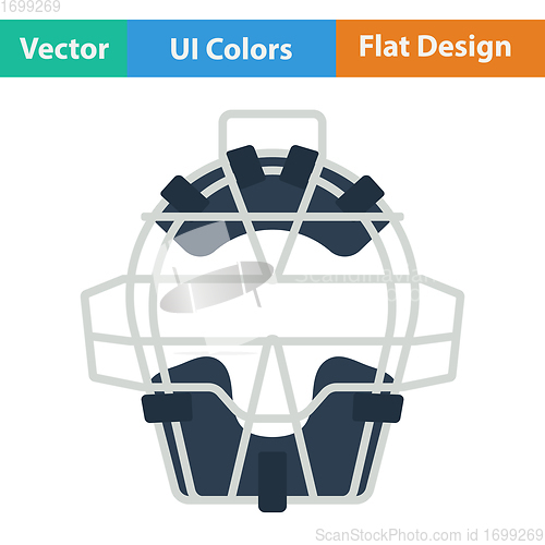 Image of Baseball face protector icon