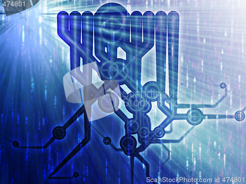 Image of Technical schematic diagram