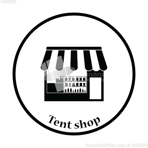 Image of Tent shop icon