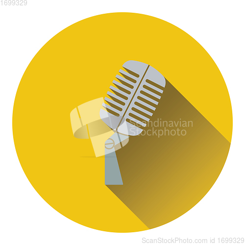 Image of Old microphone icon