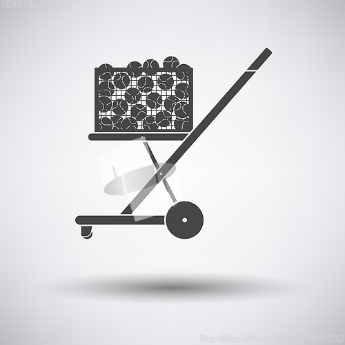 Image of Tennis cart ball icon