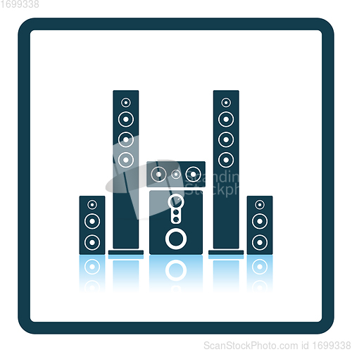 Image of Audio system speakers icon