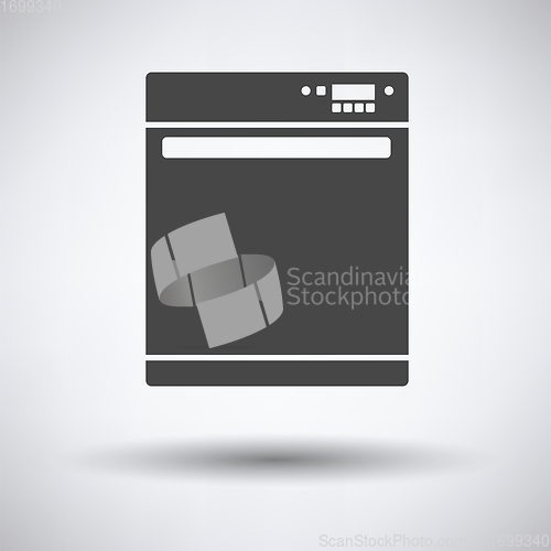 Image of Kitchen dishwasher machine icon