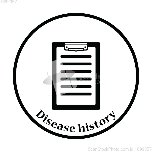 Image of Disease history icon
