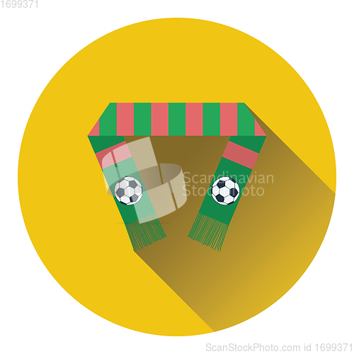 Image of Football fans scarf icon