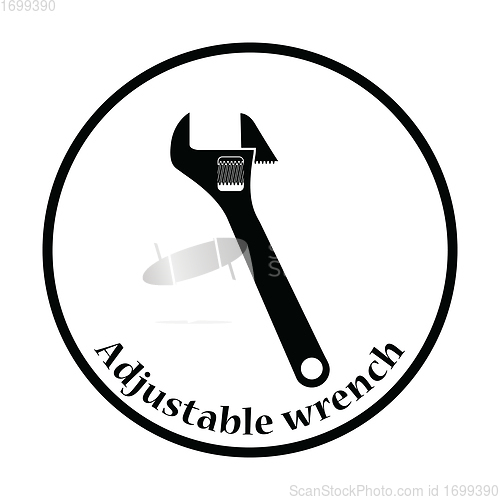 Image of Icon of adjustable wrench
