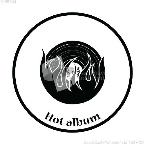 Image of Flame vinyl icon