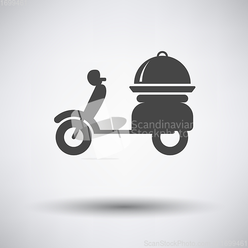 Image of Delivering motorcycle icon