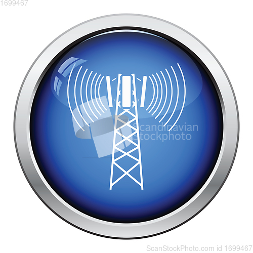 Image of Cellular broadcasting antenna icon