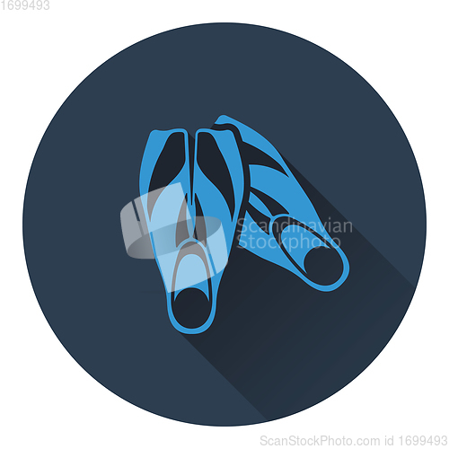 Image of Icon of swimming flippers 