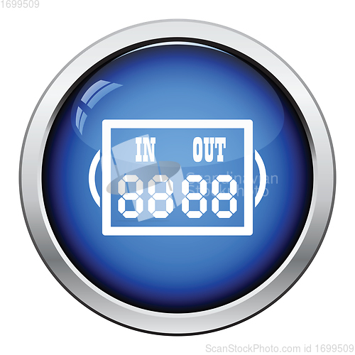 Image of Icon of football referee scoreboard