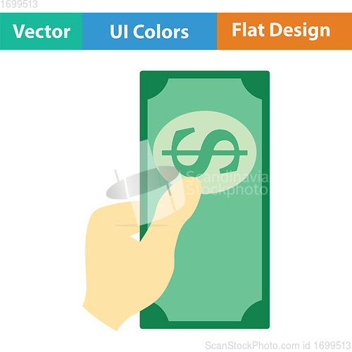 Image of Had holding dollar icon