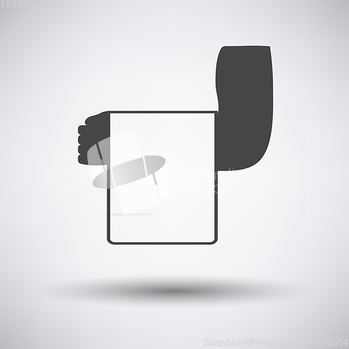 Image of Waiter hand with towel icon