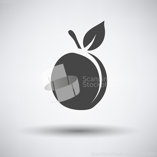 Image of Peach icon on gray background
