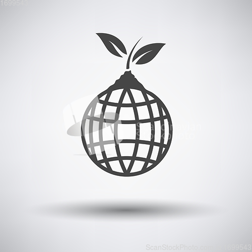 Image of Planet with sprout icon