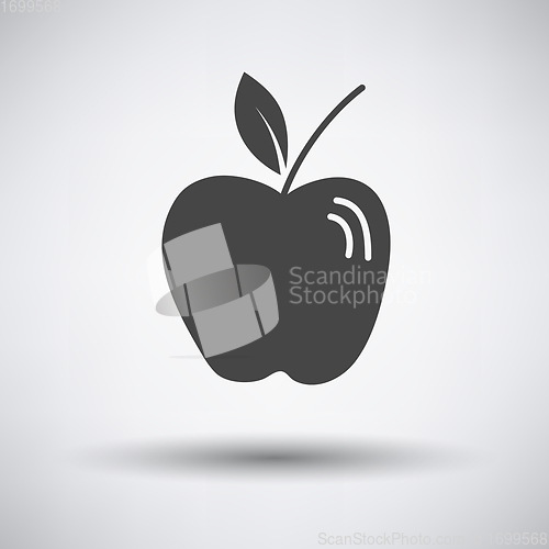 Image of Apple icon on gray background
