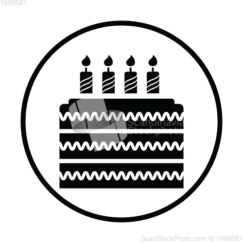 Image of Party cake icon
