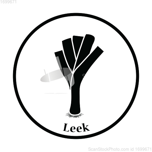 Image of Leek onion icon