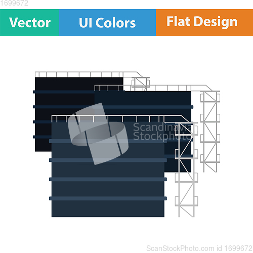 Image of Oil tank storage icon