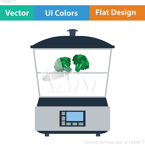 Image of Kitchen steam cooker icon