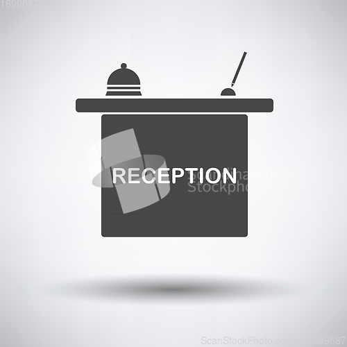Image of Hotel reception desk icon