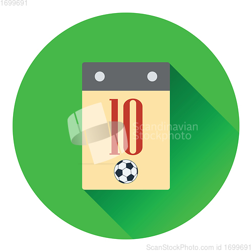 Image of Icon of football  calendar