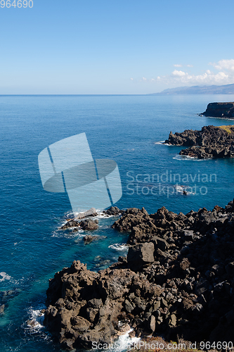 Image of natural swimming pools on Tenerife island