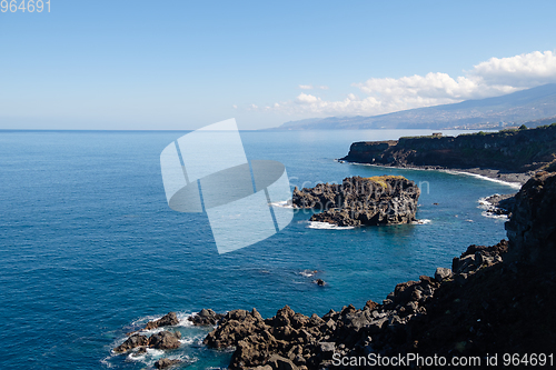 Image of natural swimming pools on Tenerife island