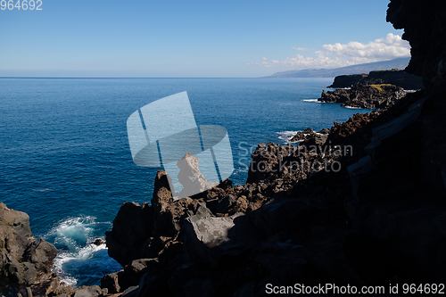 Image of natural swimming pools on Tenerife island