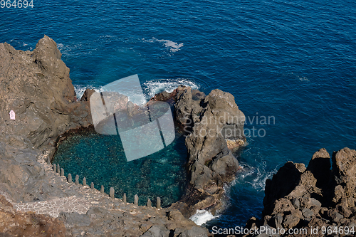 Image of natural swimming pools on Tenerife island