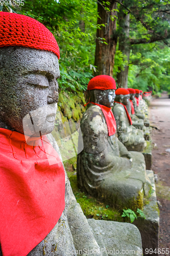 Image of Narabi Jizo statues, Nikko, Japan