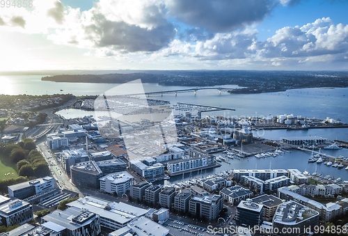 Image of Auckland aerial view, New Zealand
