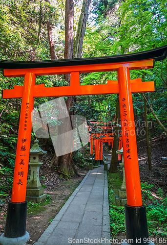 Image of Fushimi Inari Taisha torii, Kyoto, Japan