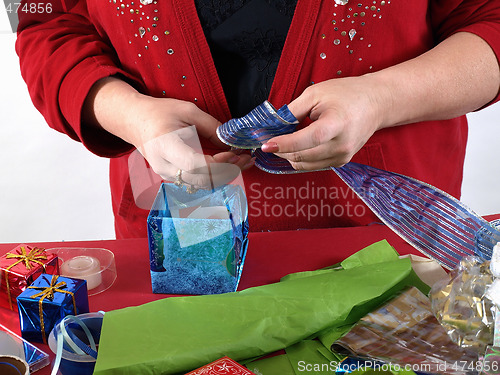 Image of Wrapping a Present