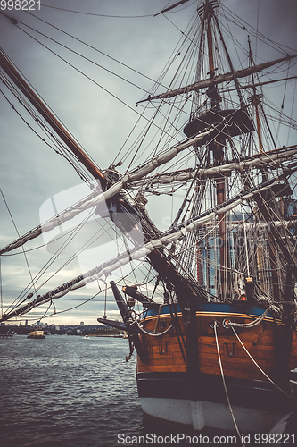 Image of Endeavour Ship in Darling Harbour, Sydney, Australia