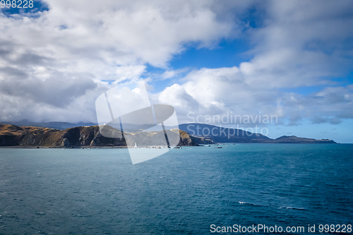 Image of Lighthouse on cliffs near Wellington, New Zealand