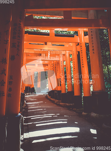 Image of Fushimi Inari Taisha torii, Kyoto, Japan