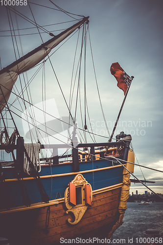 Image of Endeavour Ship in Darling Harbour, Sydney, Australia